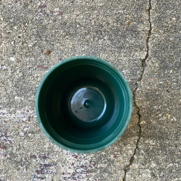 Vintage Retro Stanley Aladdin Green Thermos with Silver Top 1 Quart Hot and Cold - Picture 8 of 8